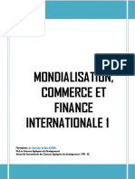 Cours New Mondialisation, Commerce & Finance Internationale 14