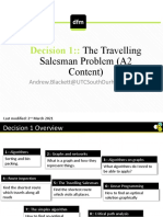 Decision Maths 1 Chapter 5 The Travelling Salesman (A2 Content)