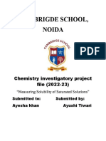 Chemistry Project