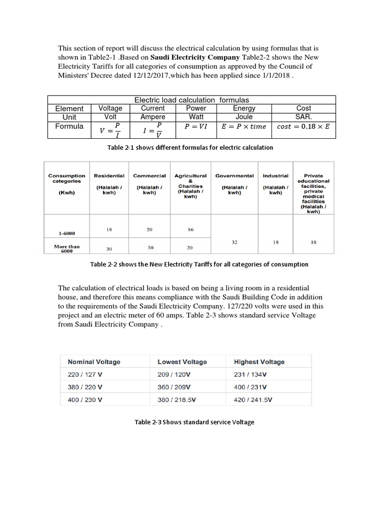 Electric Calculations PDF Volt
