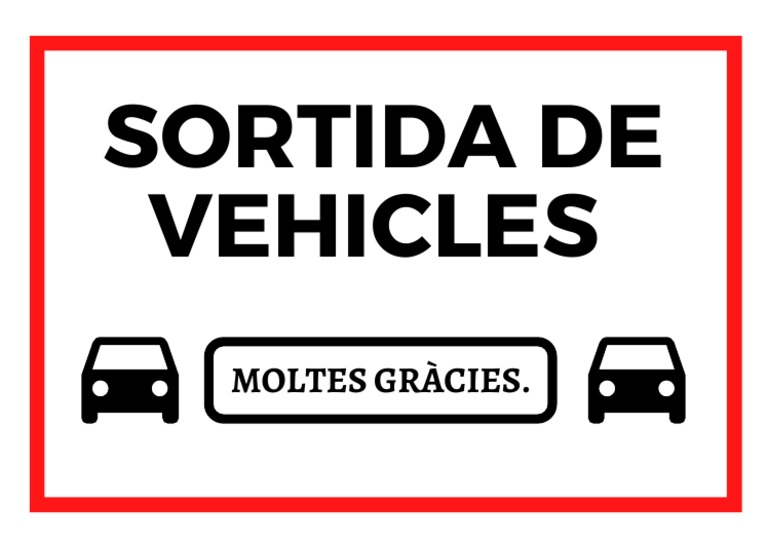 Sortida de Vehicles | PDF