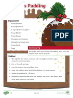 Christmas Pudding Differentiated Reading Comprehension - Ver - 2