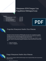 Manajemen SDM Dengan Cara Pengakhiran Hubungan Kerja: Anggota