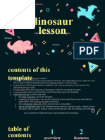 Dinosaur Lesson by Slidesgo