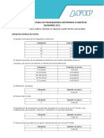 Afip Valores Autónomos