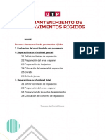 Semana 8 - Documento - Mantenimiento de Pavimentos Rígidos - Manual