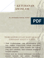 KONSEP KETUHANAN ISLAM