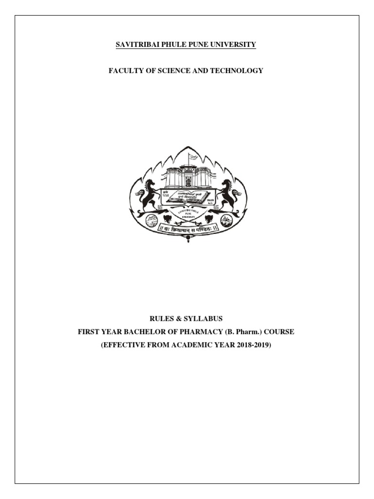 Syllabus b pharmacy 23 072018 pdf pharmacology human resource
