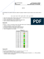 TD N°2 Exercice N°1: Belhadj Bouchaib - Ain Témouchent