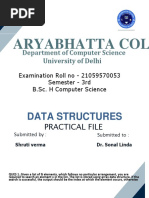 Data Structures Practical File