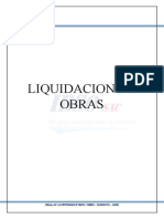 Liquidacion de Obras