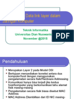 Implementasi data link layer dalam jaringan komputer