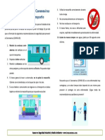 Medidas para Prevenir El Coronavirus COVID 19 en El Transporte