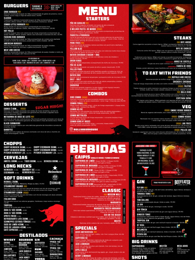 Cardapio Bulls Beer House PDF