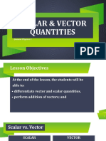 Scalar Vector Quantities - With Graphical Method