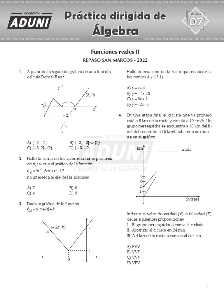 Repaso de Álgebra San Marcos | PDF | Geometría | Matemáticas