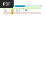 Gantt Excel Pro Daily