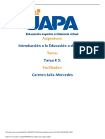 Tarea 5 Educacion A Distancia PDF