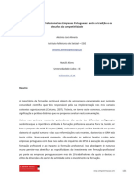 A Formação Profissional nas Empresas Portuguesas: entre tradição e competitividade