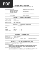 Mad Dog Primer Material Safety Data Sheet (MSDS)