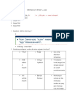 Pertanyaan Hidrologi