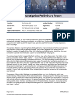 NTSB Preliminary Report On November 2022 Plane Crash in Snohomish, WA