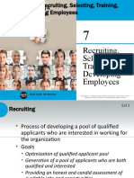 Recruiting, Selecting, Training, and Developing Employees
