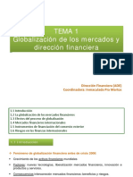 Tema 1 Globalizacio?n Mercados y Direccio?n Financiera