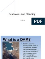 Reservoirs and Planning