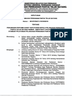 Dokumen Standar Operasional Prosedur Dan Standar Pelayanan PPP Teluk Batang Revisi I 31 Agustus 2018