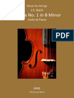 Bach - Sonata No 1 in B Minor-535