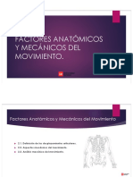 Tema 2. Factores Anatómicos y Mecánicos Del Movimiento