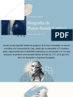 Biografía de Pierre-Simón Laplace: Francia, 1749 - París, 1827