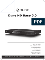 Dune HD Base 30 Quick Start Guide