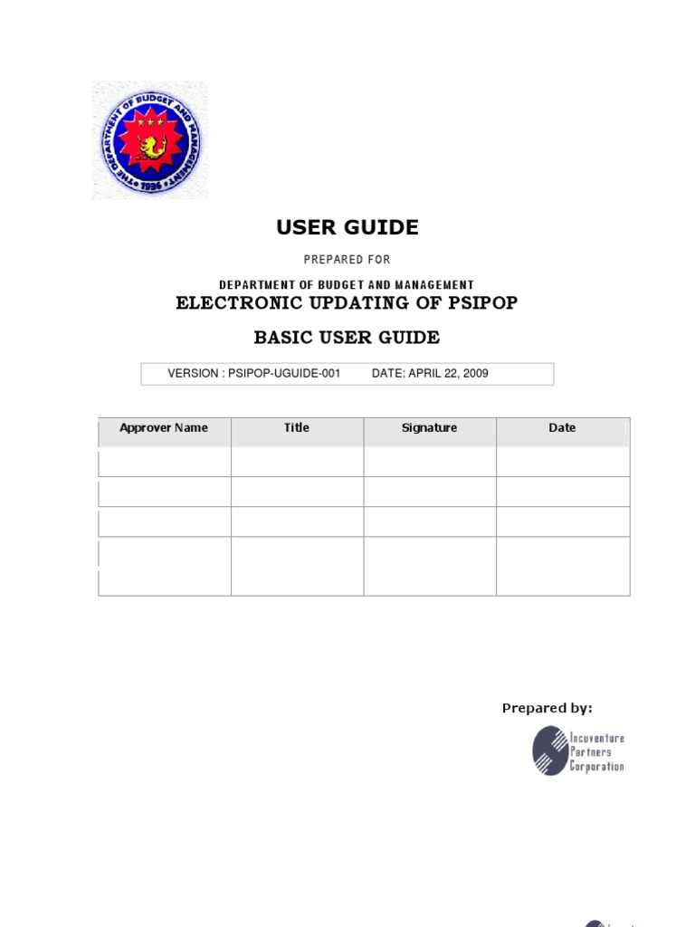 PSIPOP User Guide for DBM | PDF | Zip (File Format) | Email