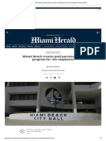 Miami Beach Approves Paid Maternity and Paternity Leave For City Employees - Miami Herald