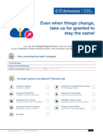 Edelwiess Change Request Form