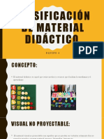 Clasificación de Material Didáctico, Equipo 4