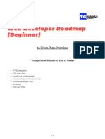 6 Roadmap Webdeveloper - Beginner
