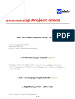 8 Project Ideas