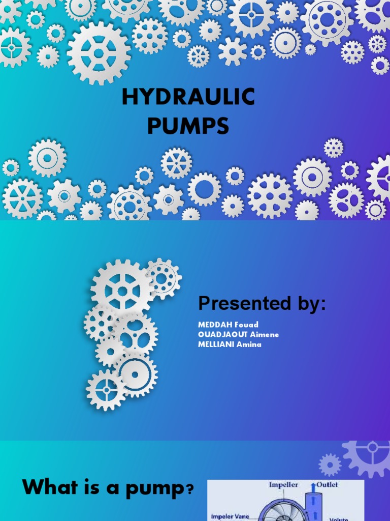 Hydraulic Pumps PDF Pump Mechanical Engineering