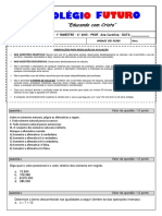 6° - Teste Do 1° Bimestre