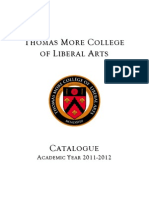 Thomas More College 2011-2012 Catalogue