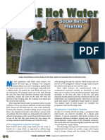 Home Power Magazine - Issue 108 Extract - p56 Simple Hot Water Solar Batch Heaters