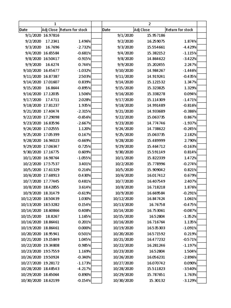Final Calculation PDF Financial Economics Economics