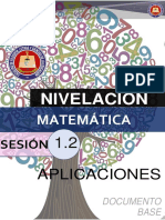 Sesión 1.2 - NIVELACIÓN - Aplicaciones Ecuaciones Lineales - TAREA RESUELTA