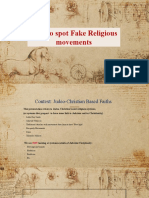 Fake Religious Movements