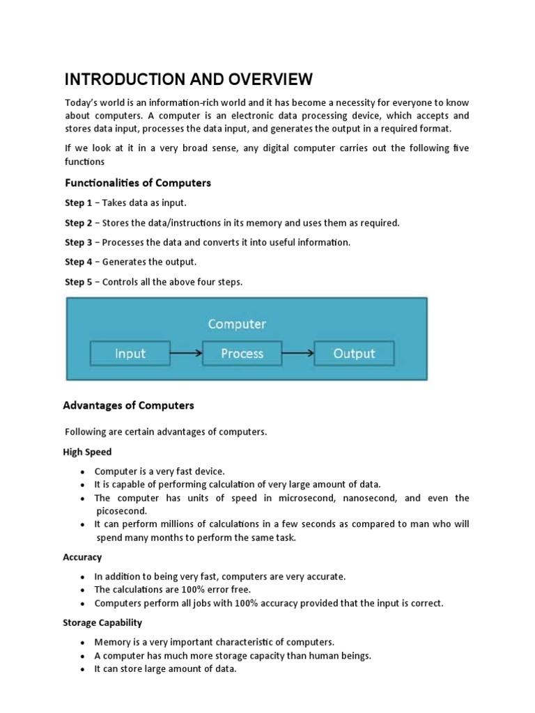 Computer Basics for Beginners | PDF | Process (Computing) | Operating ...