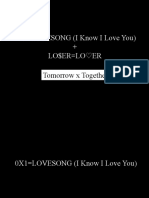 I Know I Love You Loser Lover Lyrics