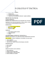 Teoría de Cálculo y Táctica